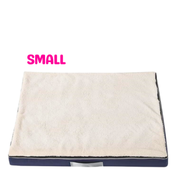 Lavish Pets Memory Foam Bed White (S)